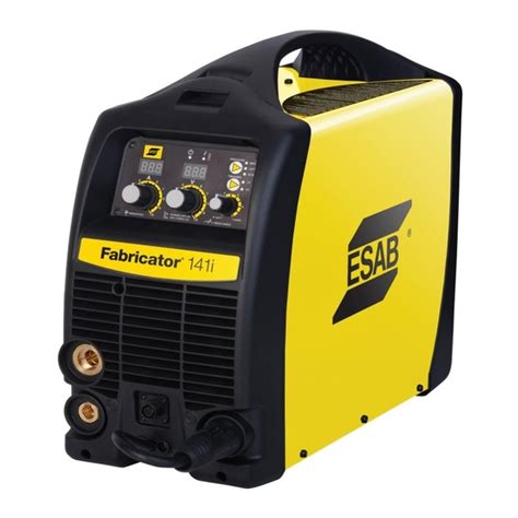 esab fabricator 141i manual